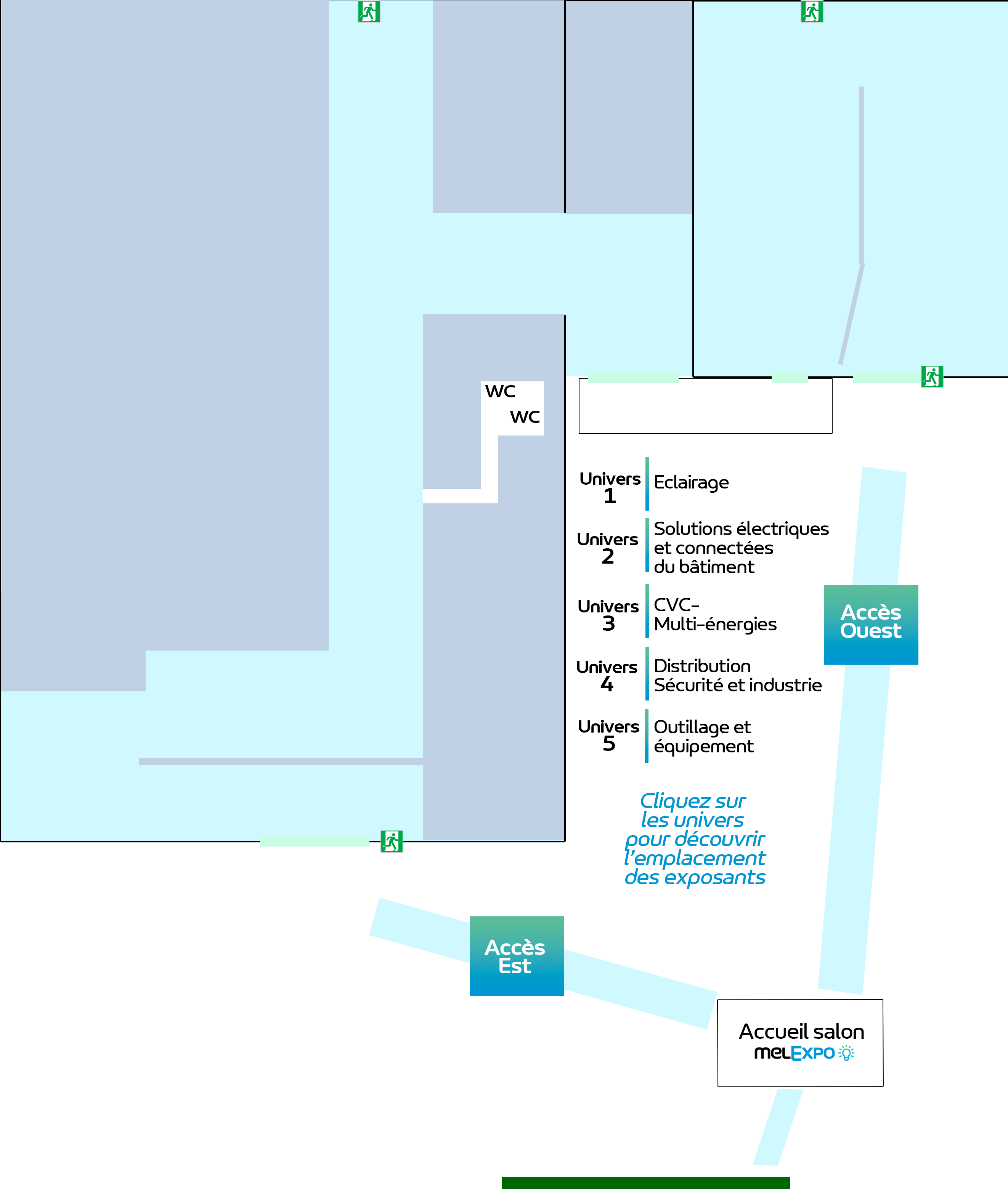 Plan général du Mel'expo